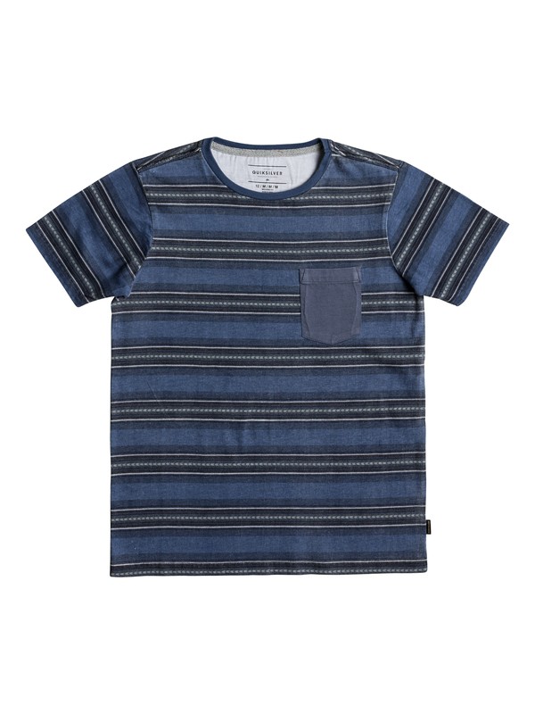 quiksilver, Bayo - T shirt avec poche, BLUE NIGHT BAYO (btk6) 0 Bayo - T shirt avec poche Bleu EQBKT03174 Quiksilver