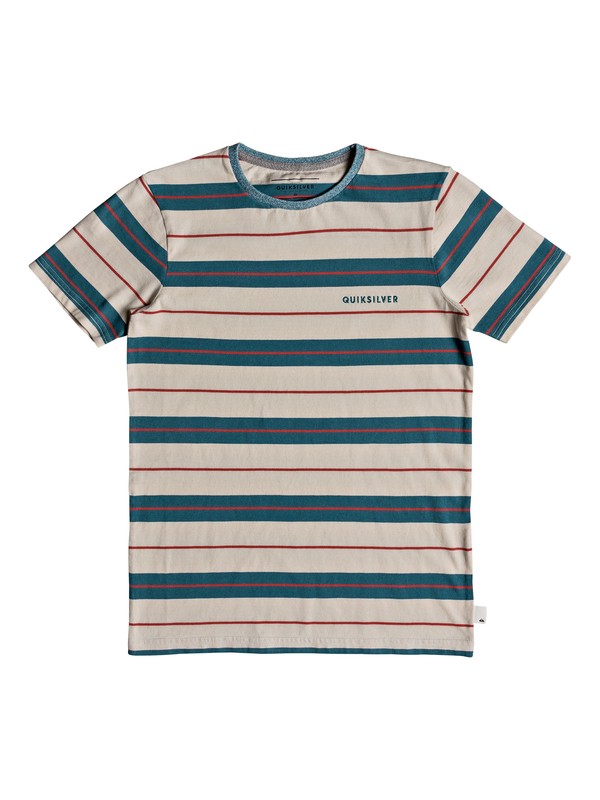 quiksilver, Dera Steps - T-Shirt, TAPESTRY VINTAGE STRIPE (bph3) 0 Dera Steps - T-Shirt Blue EQBKT03184 Quiksilver