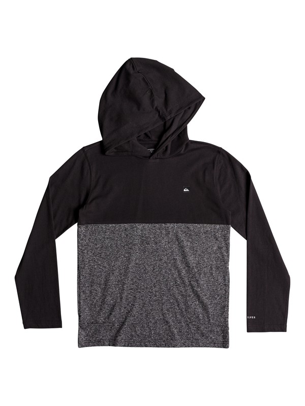 quiksilver, Edo District - Sudadera técnica con capucha, DARK GREY HEATHER (krph) 0 Edo District - Sudadera técnica con capucha Negro EQBKT03195 Quiksilver