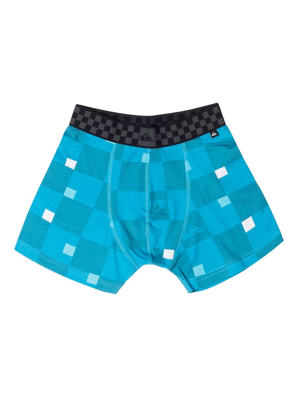 quiksilver, Boys 8-16 Imposter C Boxers, CHECK BIG SIZE CYAN (bmj8) 0 Boys 8-16 Imposter C Boxers EQBLW00002 Quiksilver