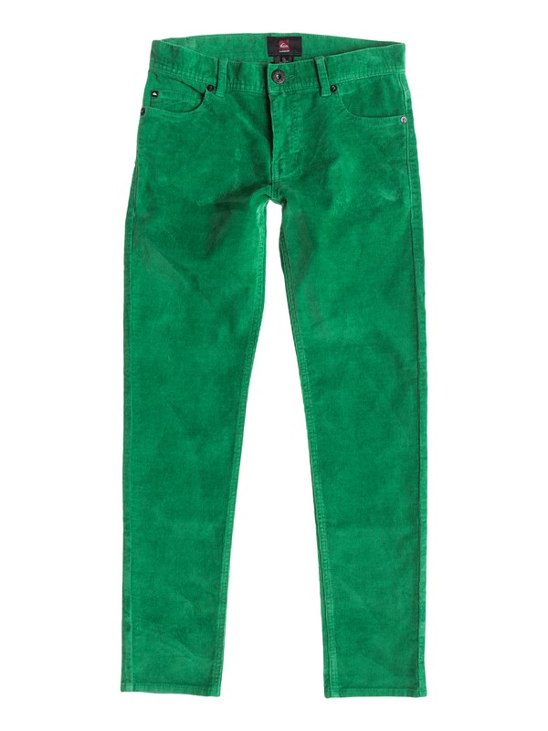 quiksilver, Distorsion Cord Youth, SHAMROCK (grj0) 0 Distorsion Cord Youth EQBNP03008 Quiksilver