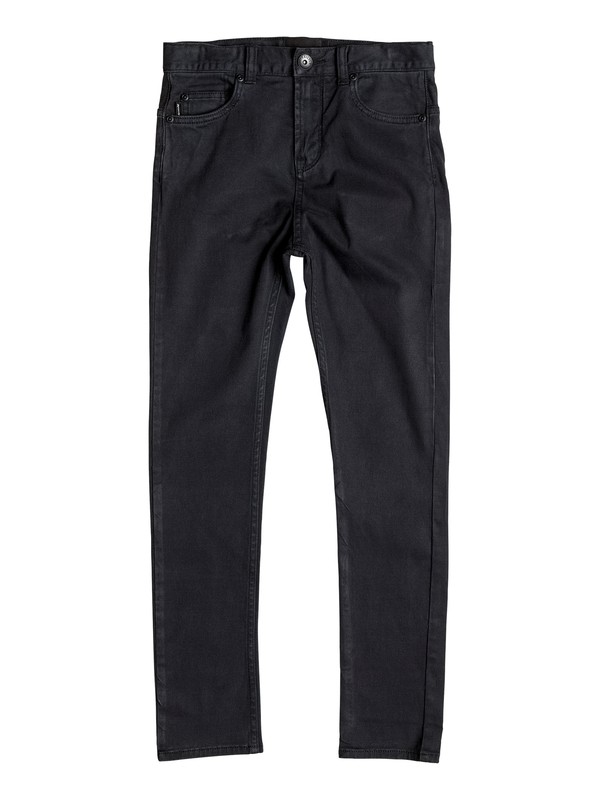 quiksilver, Low Bridge - Pantalon ajusté, BLACK (blk) 0 Low Bridge - Pantalon ajusté Noir EQBNP03058 Quiksilver
