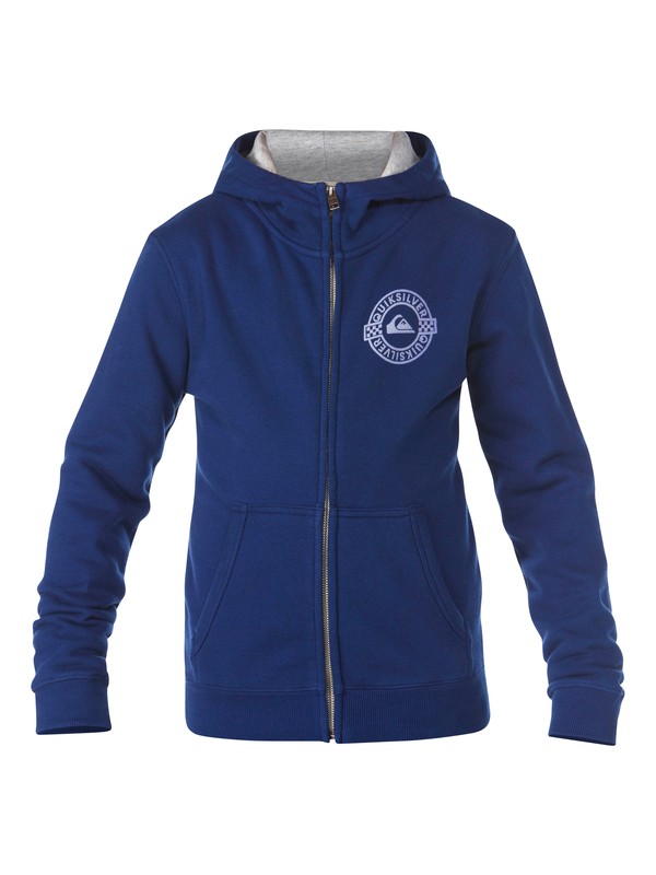 quiksilver, Hood Zip Youth A4, ESTATE BLUE (bsw0) 0 Hood Zip Youth A4 EQBSF03002 Quiksilver