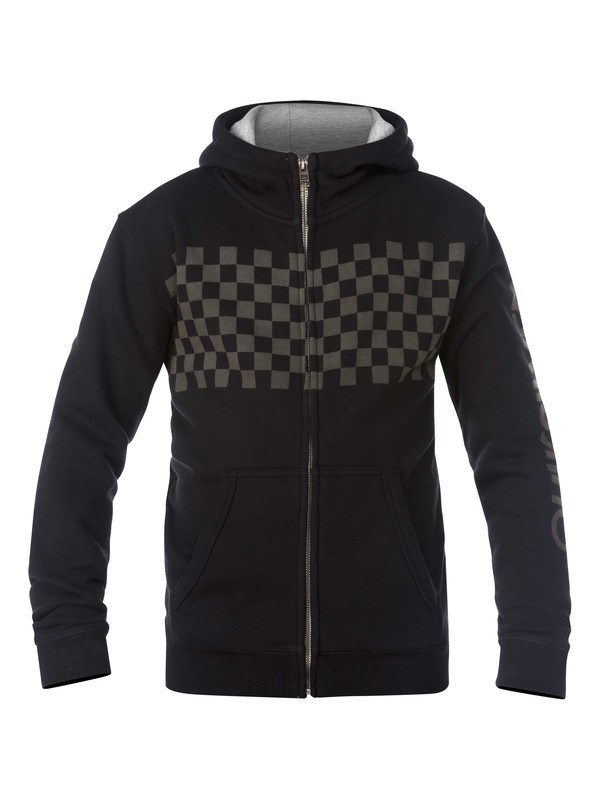 quiksilver, Hood Zip Youth A6, BLACK (kvj0) 0 Hood Zip Youth A6 EQBSF03004 Quiksilver