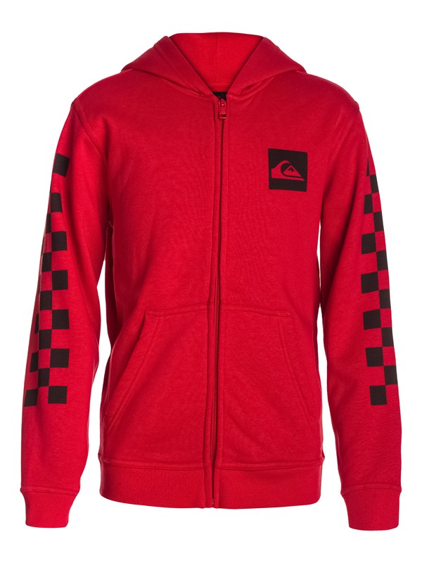 quiksilver, Hood Zip Good Youth H6, QUIK RED (rqr0) 0 Hood Zip Good Youth H6 EQBSF03023 Quiksilver
