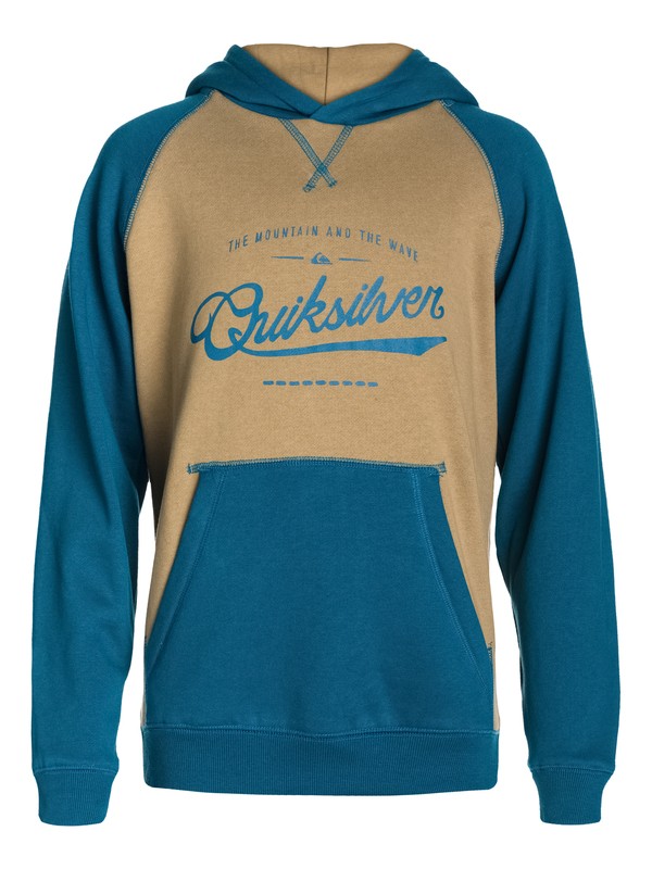 quiksilver, Hood Rib Ragl Youth , MOROCCAN BLUE (bsg0) 0 Hood Rib Ragl Youth EQBSF03031 Quiksilver