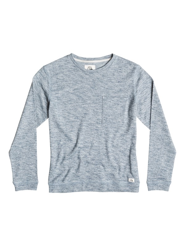 quiksilver, Lindow Crew - Sweater, DARK DENIM (brq0) 0 Lindow Crew - Sweater EQBSW03020 Quiksilver