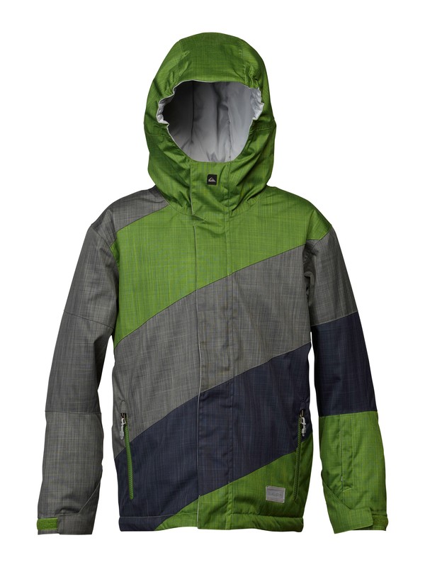 quiksilver, Edge 10K Youth Jacket, TREETOP (grg0) 0 Edge 10K Youth Jacket EQBTJ00001 Quiksilver