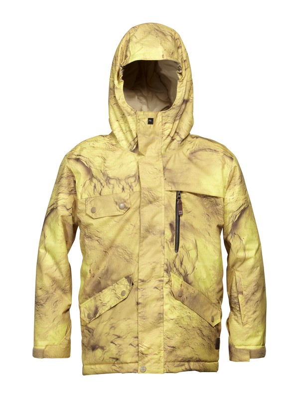 quiksilver, Travis Rice Raft 10K Youth Jacket, TRAVIS PIGMENT PRINT (yjn2) 0 Travis Rice Raft 10K Youth Jacket EQBTJ00005 Quiksilver