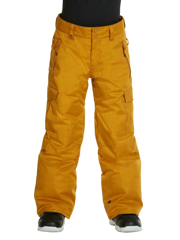quiksilver, Porter 10K Youth Pants, SUDAN BROWN (nnw0) 0 Porter 10K Youth Pants Orange EQBTJ00027 Quiksilver