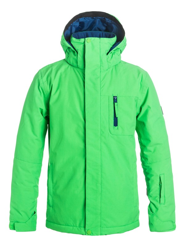 quiksilver, Mission Solid - Snow Jacket, ANDEAN TOUCAN (glq0) 0 Mission Solid - Snow Jacket Green EQBTJ03036 Quiksilver