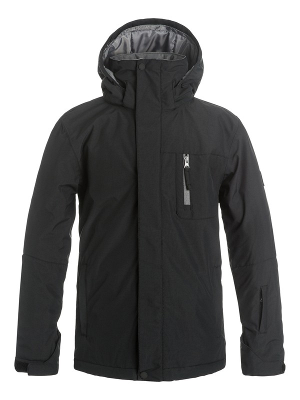 quiksilver, Mission Solid - Veste de snow, BLACK (kvj0) 0 Mission Solid - Veste de snow Noir EQBTJ03036 Quiksilver