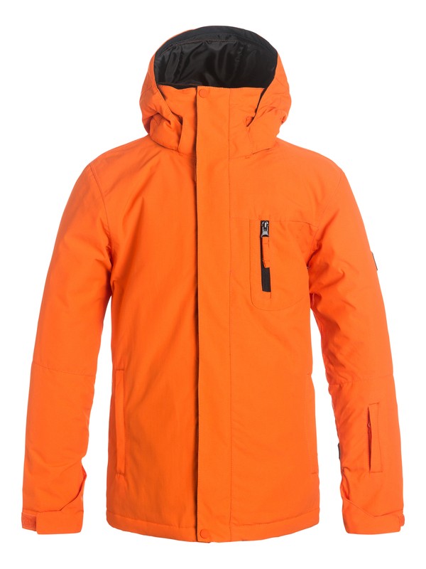 quiksilver, Mission Solid - Veste de snow, FLAME (nmj0) 0 Mission Solid - Veste de snow Orange EQBTJ03036 Quiksilver