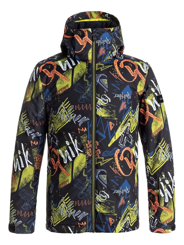 quiksilver, Mission - Snow Jacke, BLACK THUNDERBOLT KIDS (kvj2) 0 Mission - Snow Jacke Schwarz EQBTJ03061 Quiksilver