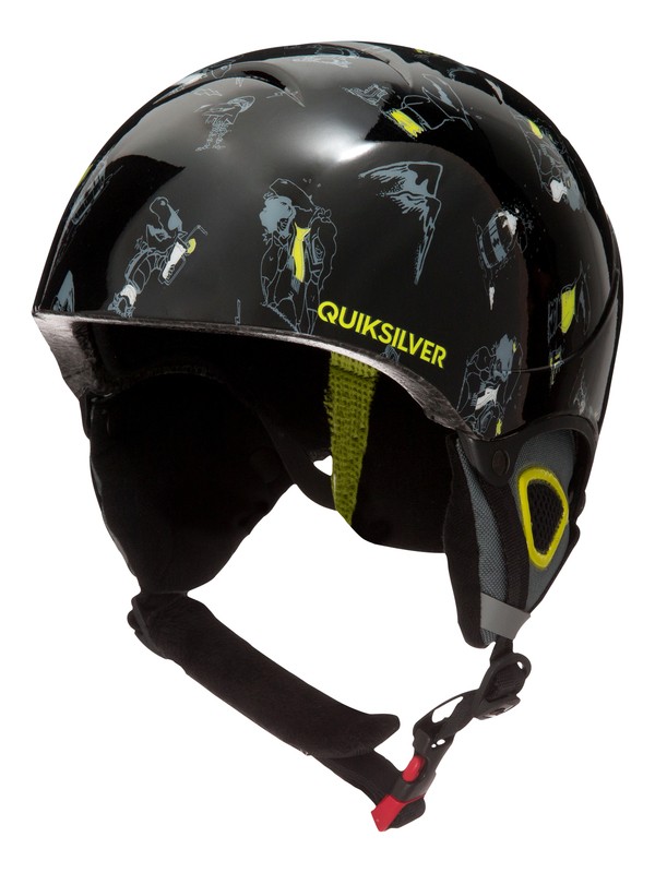 quiksilver, The Game - Casque de snowboard/ski, BLACK DARK DOGGY SNOW (kvj8) 0 The Game - Casque de snowboard/ski Noir EQBTL03005 Quiksilver