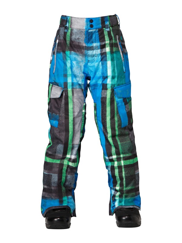 quiksilver, Porter 10K Youth Pants, BUTTON PLAID (prm5) 0 Porter 10K Youth Pants EQBTP00000 Quiksilver
