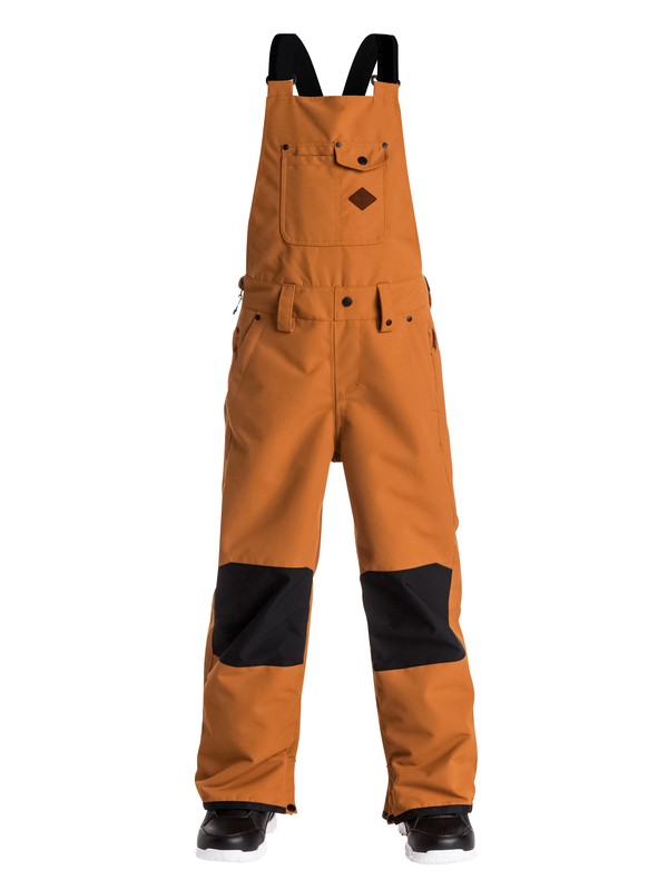 quiksilver, Boys 8-16 Found Bib Snow Pants, PUMPKIN SPICE (nzh0) 0 Boys 8-16 Found Bib Snow Pants EQBTP03010 Quiksilver