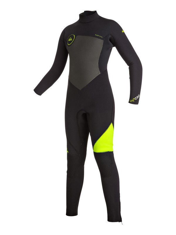 quiksilver, Syncro 5/4/3mm - Combinaison de surf intégrale zip dans le dos, BLACK (kvj0) 0 Syncro 5/4/3mm - Combinaison de surf intégrale zip dans le dos Noir EQBW103009 Quiksilver