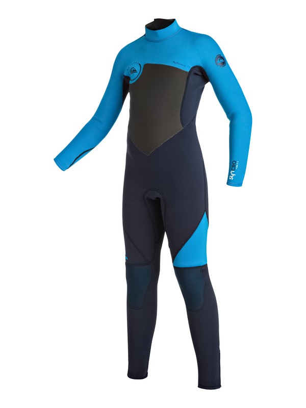 quiksilver, Boy's Syncro 3/2mm Back Zip Full Wetsuit, NAVY BLAZER (byj0) 0 Boy's Syncro 3/2mm Back Zip Full Wetsuit Blue EQBW103016 Quiksilver