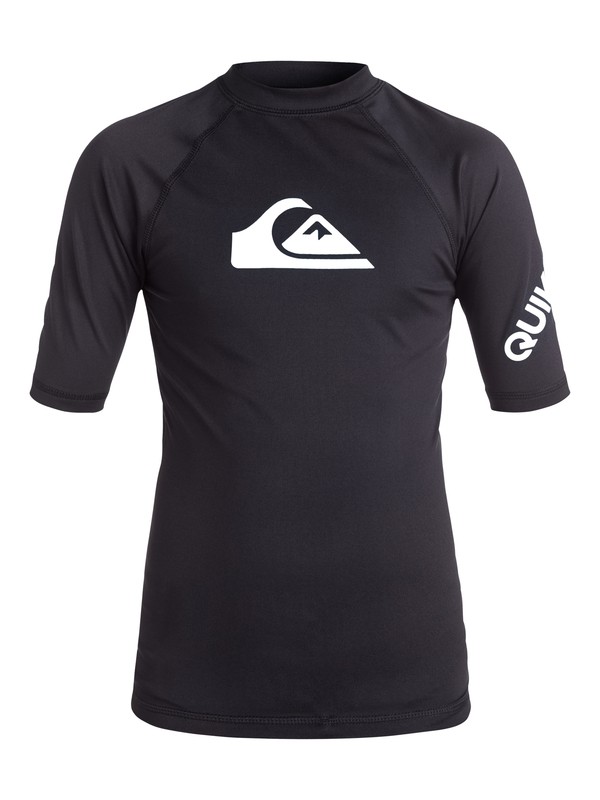 quiksilver, All Time - Lycra à manches courtes, BLACK (kvd0) 0 All Time - Lycra à manches courtes Noir EQBWR03006 Quiksilver