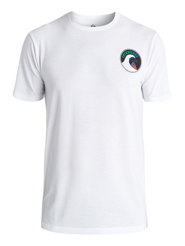 quiksilver, Parad Amphibian - Surf tee, WHITE (wbb0) 0 Parad Amphibian - Surf tee Blanc EQBWR03025 Quiksilver