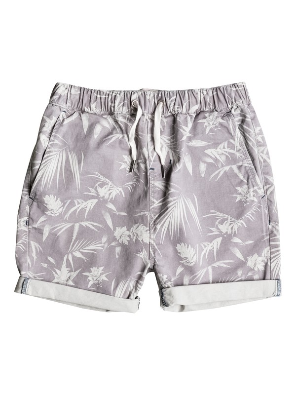 quiksilver, Last Jungle - Short en sergé, WET WEATHER (szr0) 0 Last Jungle - Short en sergé Gris EQBWS03194 Quiksilver