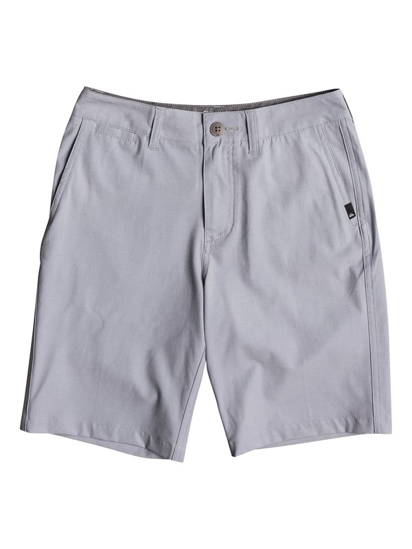 quiksilver, Boy's 8-16 Union Heather Amphibian 18" Amphibian Shorts, SLEET (szp0) 0 Boy's 8-16 Union Heather Amphibian 18" Amphibian Shorts Grey EQBWS03199 Quiksilver