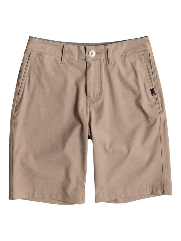 quiksilver, Boy's 8-16 Union Heather Amphibian 18" Amphibian Shorts, ELMWOOD (tmp0) 0 Boy's 8-16 Union Heather Amphibian 18" Amphibian Shorts Beige EQBWS03199 Quiksilver