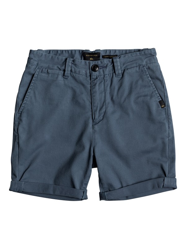 quiksilver, Krandy - Short en sergé, REAL TEAL (bpr0) 0 Krandy - Short en sergé Bleu EQBWS03221 Quiksilver