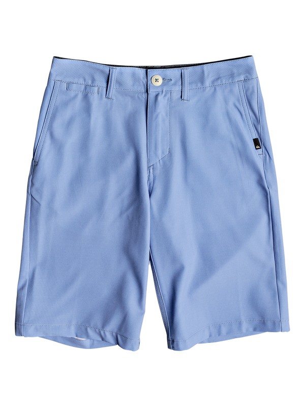quiksilver, Boys 8 -16 Union Pinstripe 19" Amphibian Shorts, SILVER LAKE BLUE (bjq0) 0 Boys 8 -16 Union Pinstripe 19" Amphibian Shorts Blue EQBWS03234 Quiksilver