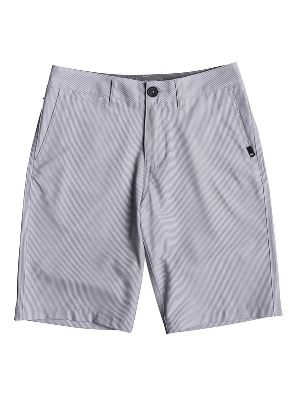 quiksilver, Boys 8 -16 Union Pinstripe 19" Amphibian Shorts, SLEET (szp0) 0 Boys 8 -16 Union Pinstripe 19" Amphibian Shorts Grey EQBWS03234 Quiksilver