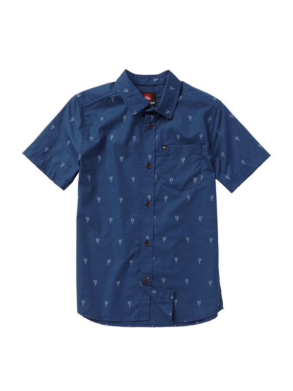quiksilver, Boys 8-16 Beacons Short Sleeve Shirt, BEACONS WASHED NAVY (brq6) 0 Boys 8-16 Beacons Short Sleeve Shirt EQBWT00003 Quiksilver