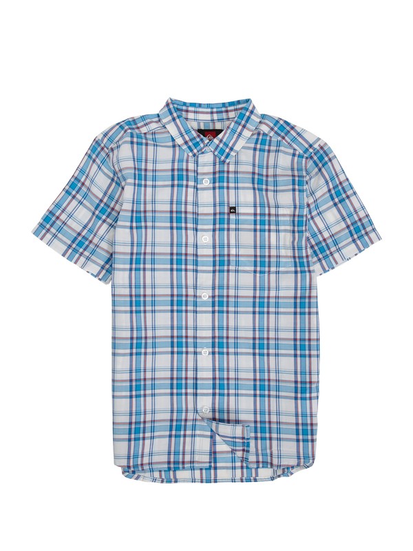 quiksilver, Boys 8-16 Engineer Pat Shirt, MEDITERRANEAN (bmm0) 0 Boys 8-16 Engineer Pat Shirt EQBWT00039 Quiksilver