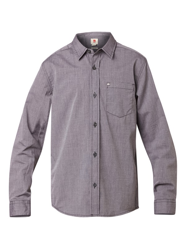 quiksilver, Allman Ls Youth, DARK CHARCOAL (kta0) 0 Allman Ls Youth EQBWT03005 Quiksilver