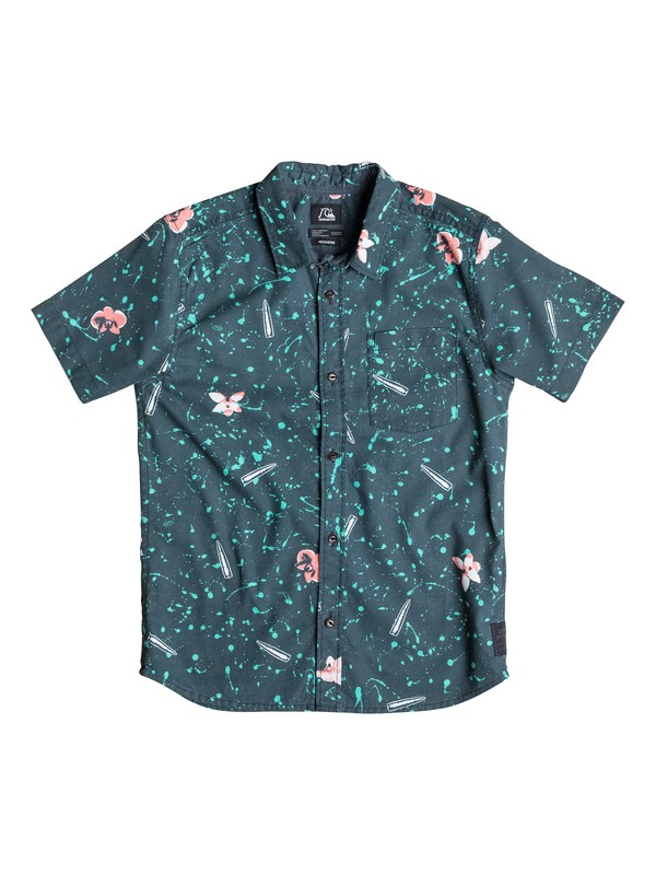 quiksilver, Sweet And Sour - Chemise manches courtes, SWEET AND SOUR BLACK (kvj6) 0 Sweet And Sour - Chemise manches courtes Noir EQBWT03066 Quiksilver