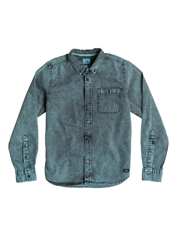 quiksilver, The Clackton - Chemise manches longues, NIAGARA (bkt0) 0 The Clackton - Chemise manches longues Bleu EQBWT03082 Quiksilver