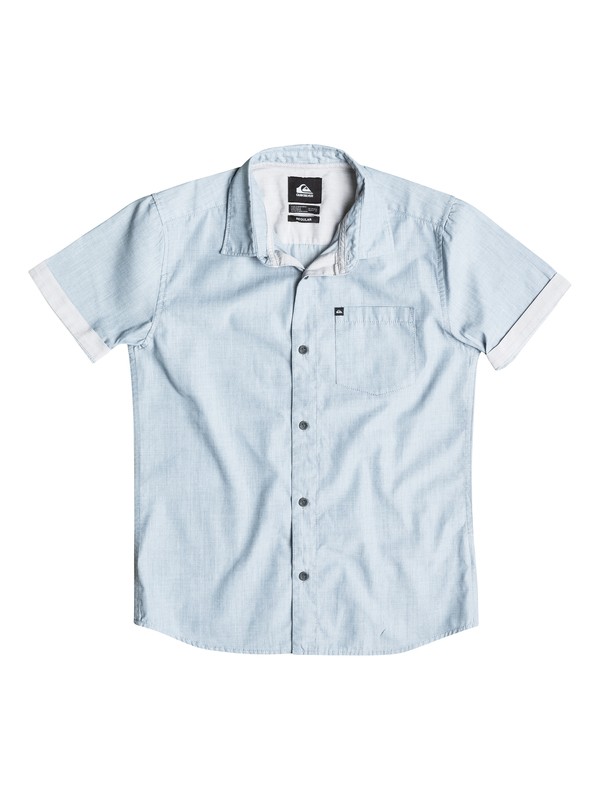 quiksilver, Allman - Chemise manches courtes, DARK DENIM (brq0) 0 Allman - Chemise manches courtes EQBWT03096 Quiksilver