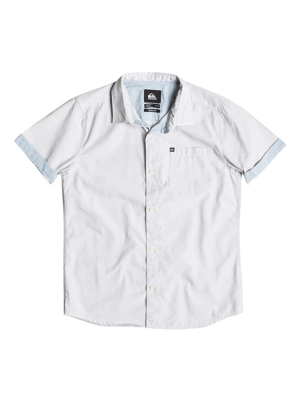 quiksilver, Allman - Chemise manches courtes, STEEPLE GRAY (smc0) 0 Allman - Chemise manches courtes Gris EQBWT03096 Quiksilver