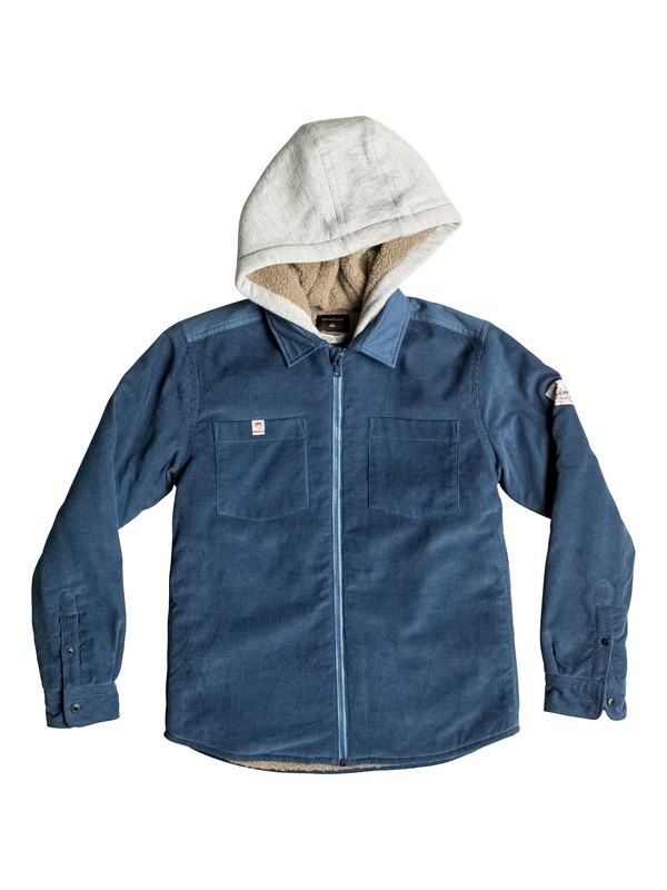 quiksilver, Fake Ethics - Veste chemise zippée, DARK DENIM (brq0) 0 Fake Ethics - Veste chemise zippée EQBWT03102 Quiksilver