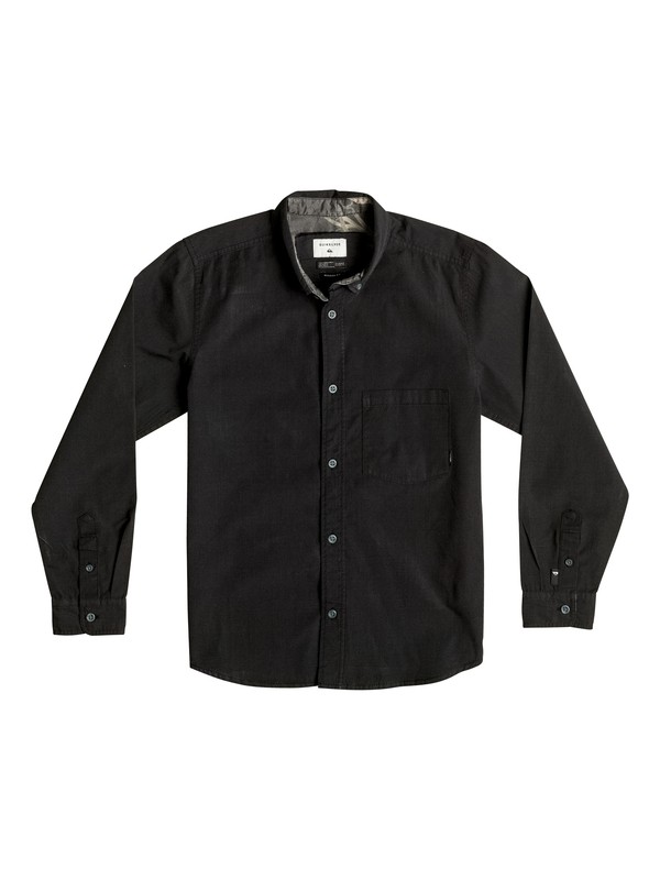 quiksilver, Allover Wilsden - Chemise à manches longues, TARMAC (kta0) 0 Allover Wilsden - Chemise à manches longues Noir EQBWT03108 Quiksilver