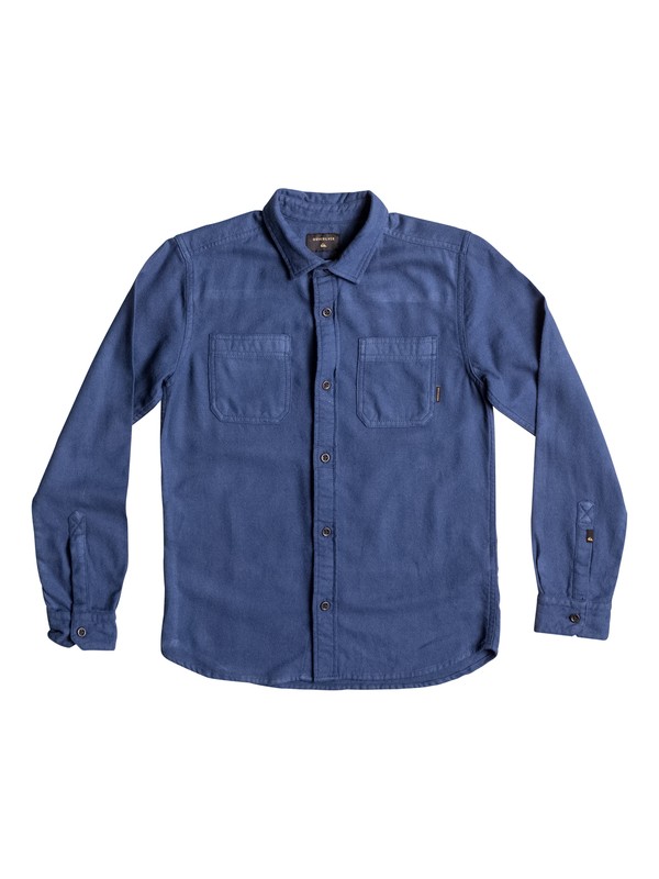 quiksilver, Bomie - Chemise à manches longues, DARK DENIM (brq0) 0 Bomie - Chemise à manches longues Bleu EQBWT03179 Quiksilver