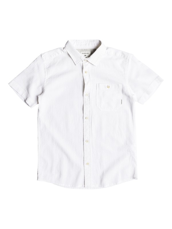 quiksilver, New Time Box - Chemise à manches courtes, SNOW WHITE (wbk0) 0 New Time Box - Chemise à manches courtes Blanc EQBWT03212 Quiksilver