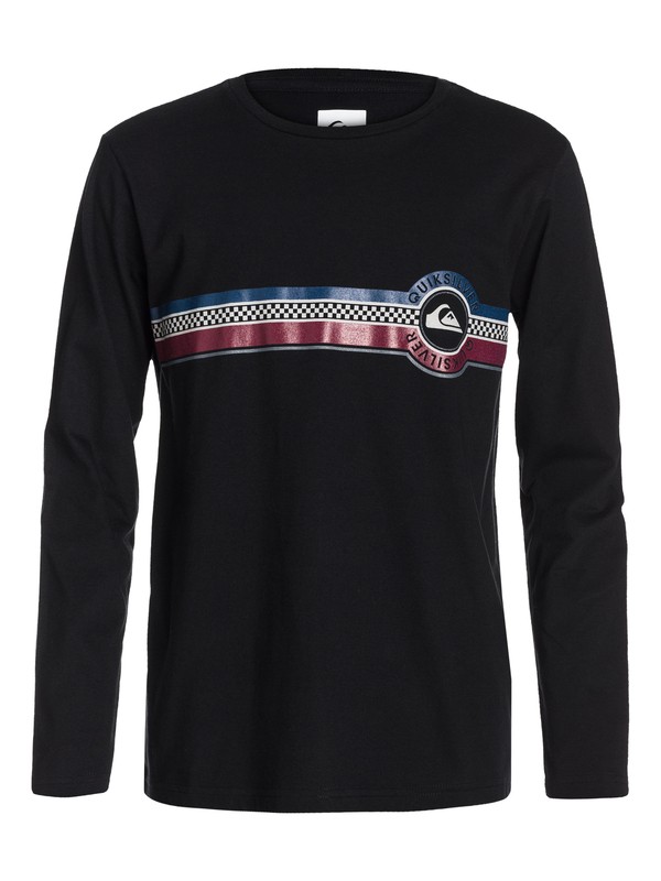 quiksilver, Ls Bright T Yth D6, BLACK (kvj0) 0 Ls Bright T Yth D6 EQBZT03008 Quiksilver