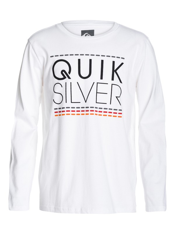 quiksilver, Ls Bright T Yth D8, WHITE (wbb0) 0 Ls Bright T Yth D8 EQBZT03010 Quiksilver
