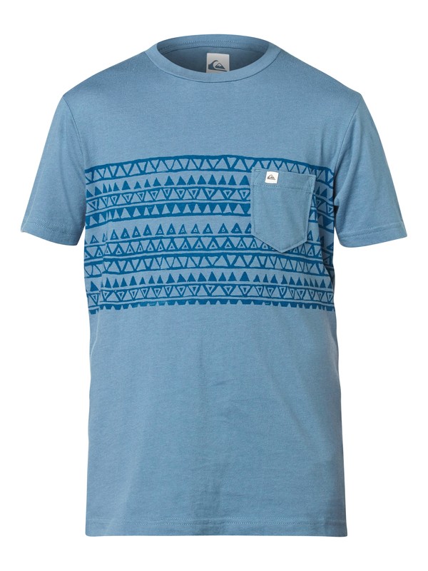 quiksilver, Ss Pocket Tee Yth M8, BLUESTONE (bmc0) 0 Ss Pocket Tee Yth M8 EQBZT03037 Quiksilver