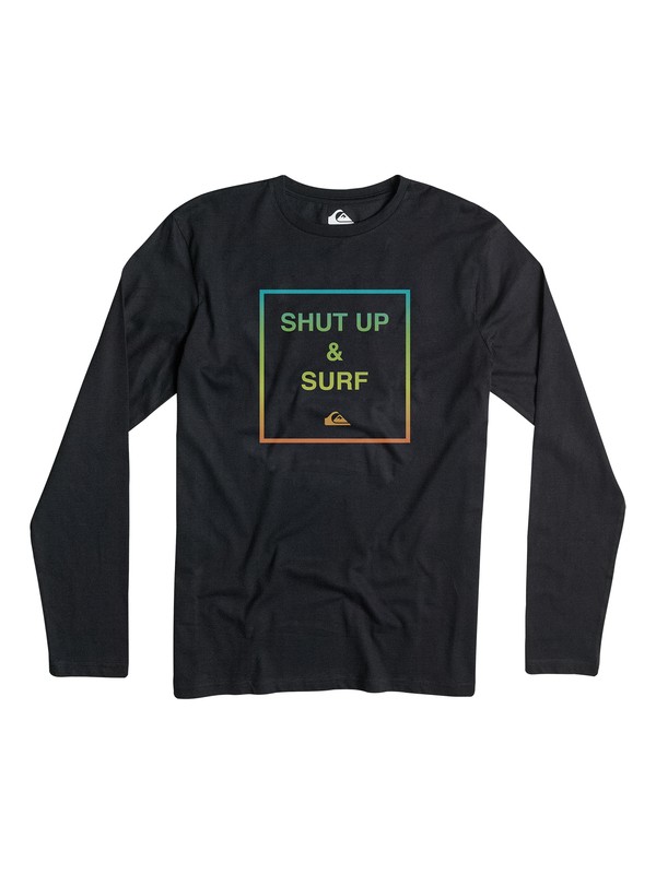 Classic Shut Up And Surf EQBZT03152 0 Classic Shut Up And Surf - T-shirt manches longues EQBZT03152 Quiksilver