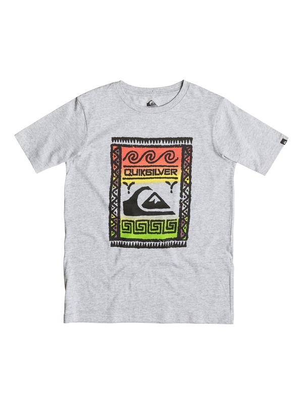 quiksilver, Classic Walstreet - T-shirt, ATHLETIC HEATHER (sgrh) 0 Classic Walstreet - T-shirt Gris EQBZT03238 Quiksilver