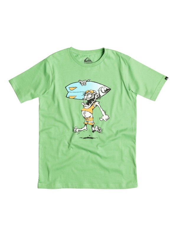 quiksilver, Classic Copawoumba - T-shirt, JADESHEEN (gka0) 0 Classic Copawoumba - T-shirt EQBZT03239 Quiksilver