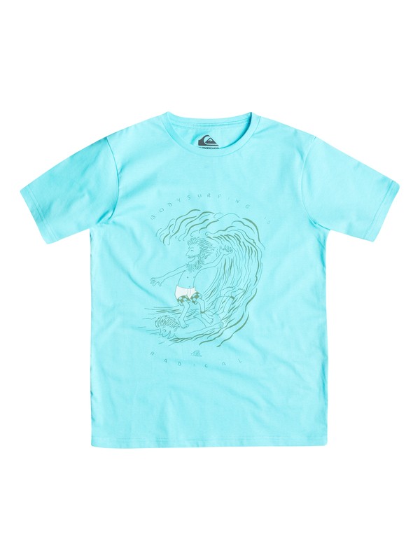 quiksilver, Classic Radical Surf - T-shirt, BLUEFISH (bgz0) 0 Classic Radical Surf - T-shirt EQBZT03241 Quiksilver