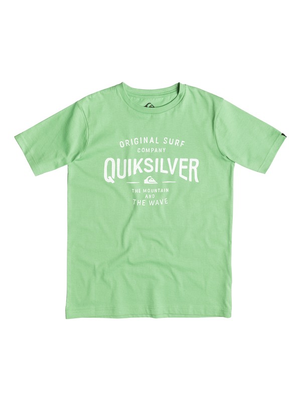 quiksilver, Classic Claim It - T-shirt, JADESHEEN (gka0) 0 Classic Claim It - T-shirt Vert EQBZT03242 Quiksilver